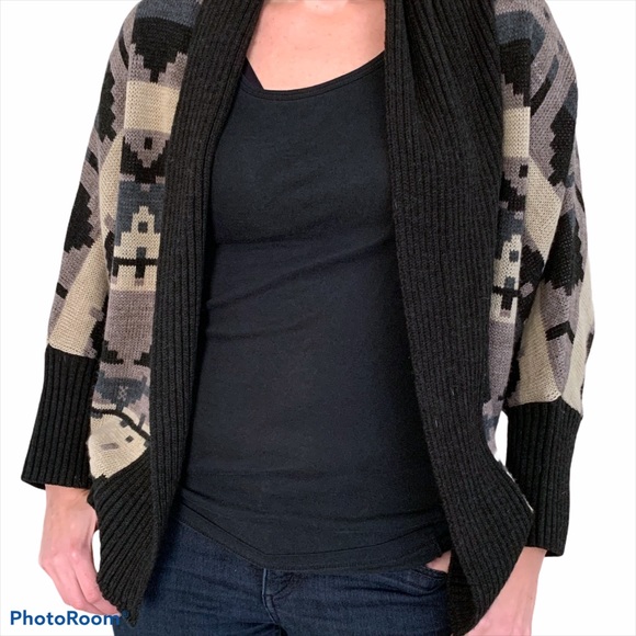 Woolrich Harvest Cardigan Sweater Jacquard Pattern - Picture 1 of 10